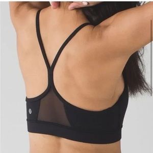 Lululemon Women’s Mesh Back Bra Black Size 10